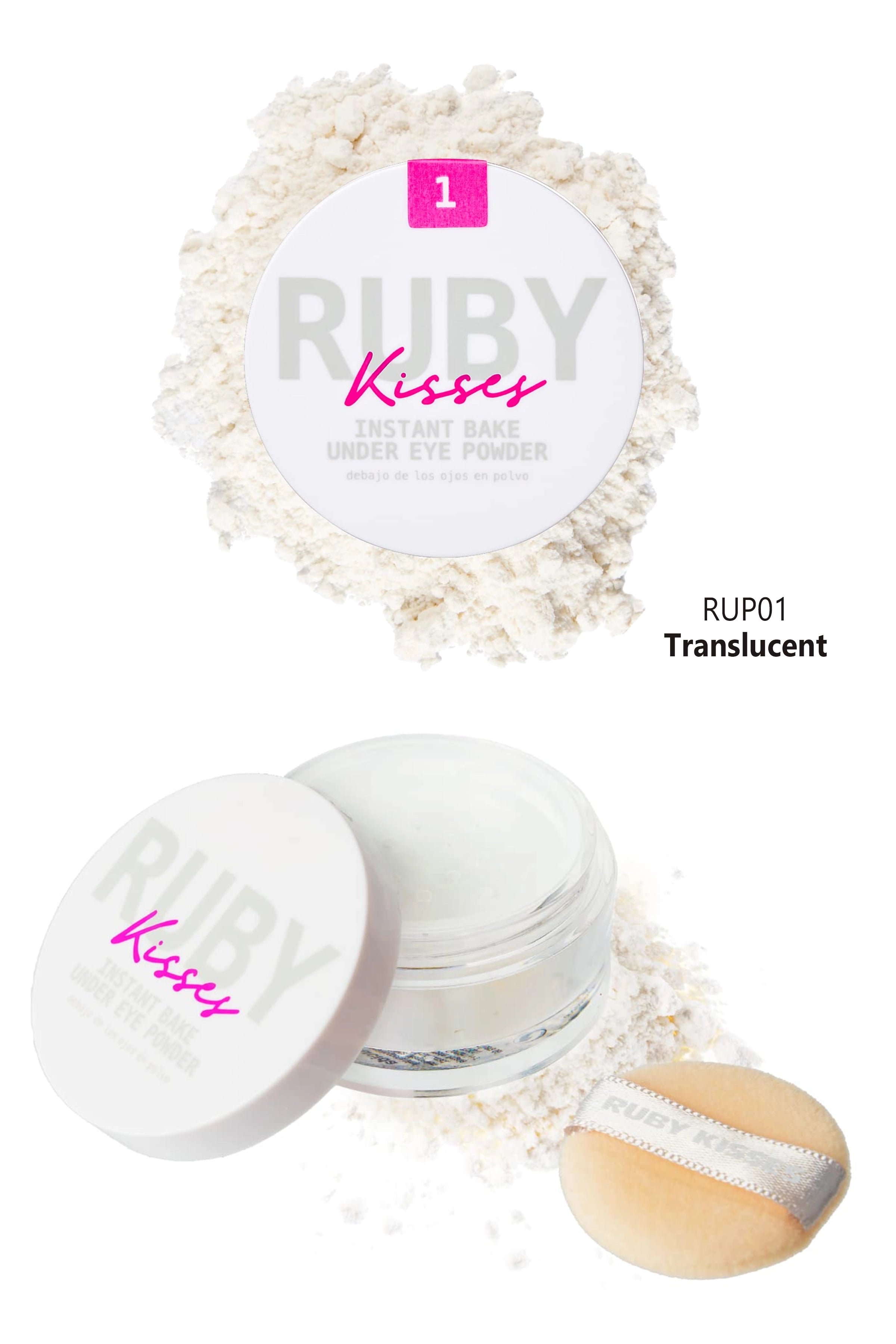 RUBY KISSES INSTANT BAKE UNDER EYE POWDER