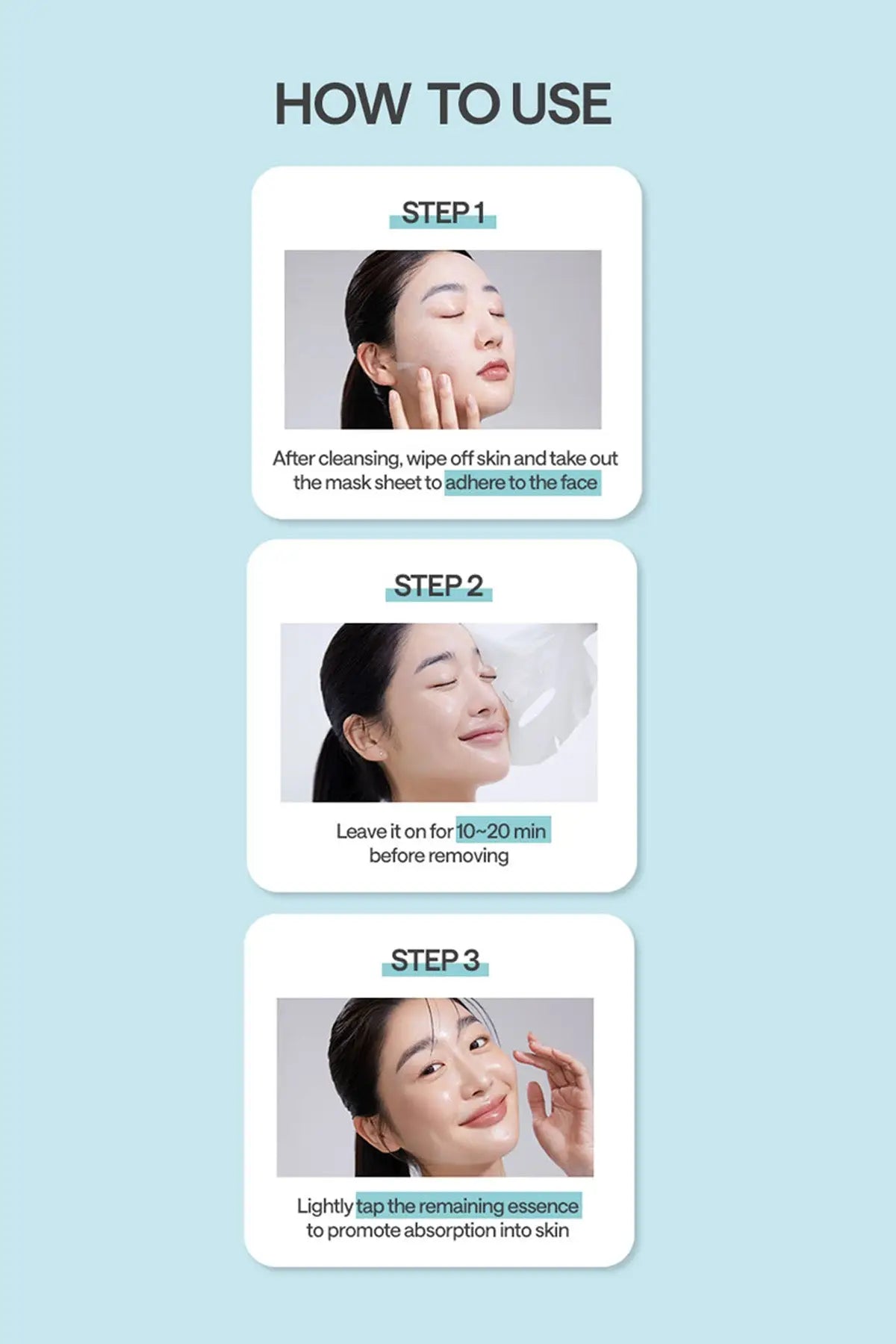 MEDIHEAL ESSENTIAL MASK 5 types