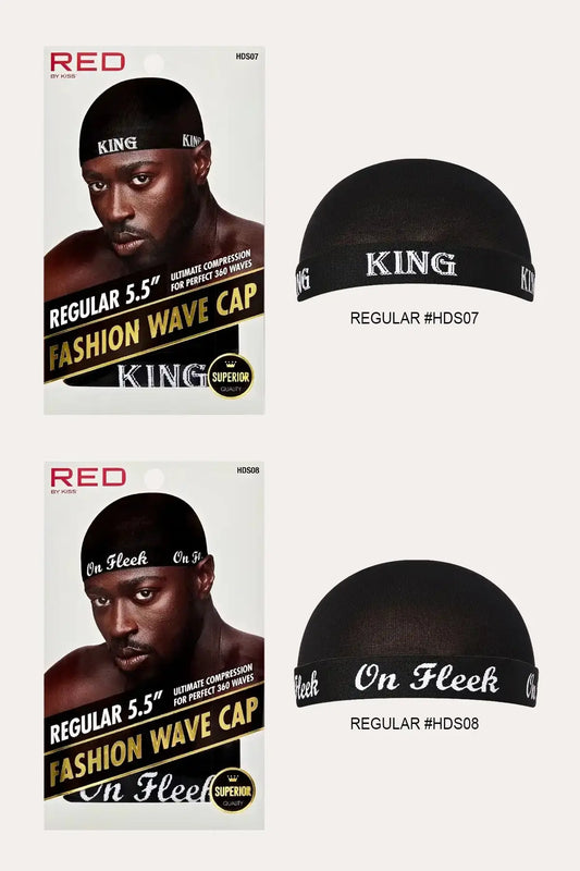 RED BY KISS FASHION WAVE CAP RED BEAUTY