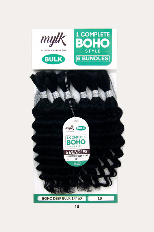 OUTRE MYLK 100% HUMAN HAIR 6X BOHO DEEP BULK 14" - BSW BEAUTY CANADA