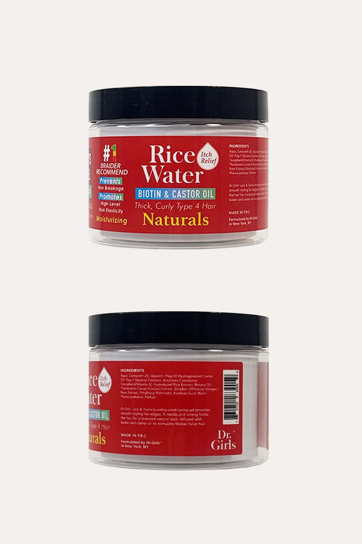 DR.GIRLS RICE WATER BRAIDING GEL - BATANA OIL - BSW BEAUTY CANADA