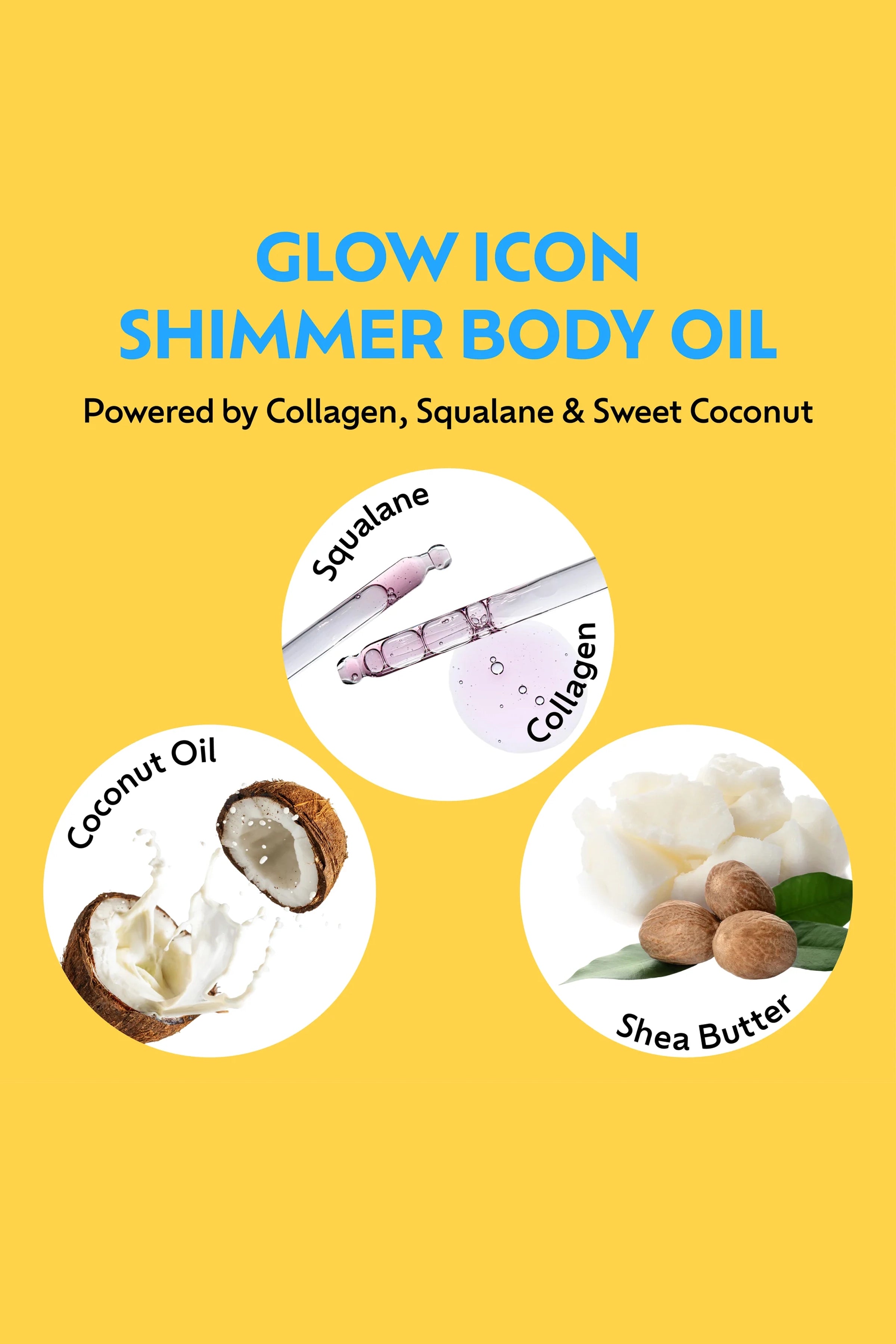 RED EL KISS GLOW ICON SHIMMER HAIR & BODY OIL 3.38oz (4 Shades)