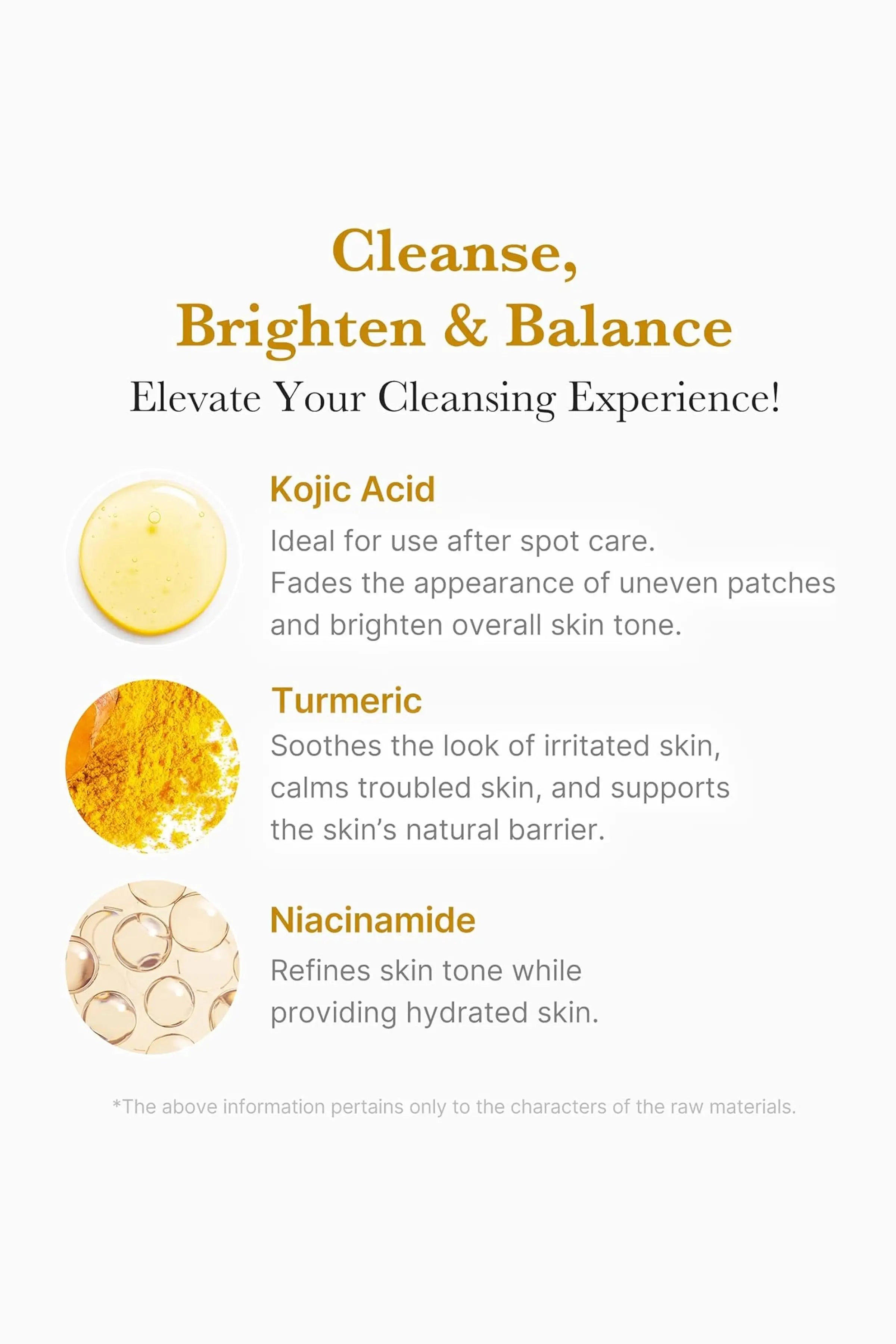 MEDICUBE KOJIC ACID TURMERIC TONING CLEANSER