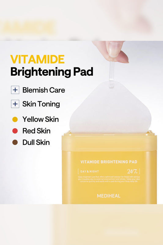 MEDIHEAL VITAMIDE BRIGHTENING PAD - BSW BEAUTY CANADA
