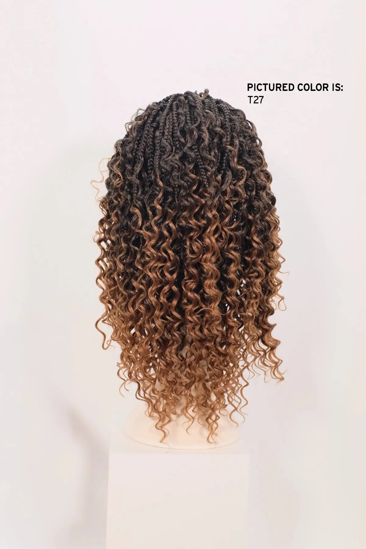 MAYDE WHOLE LACE CROCHET BRAIDED WIG - ARUBA BOHO BRAID 18"