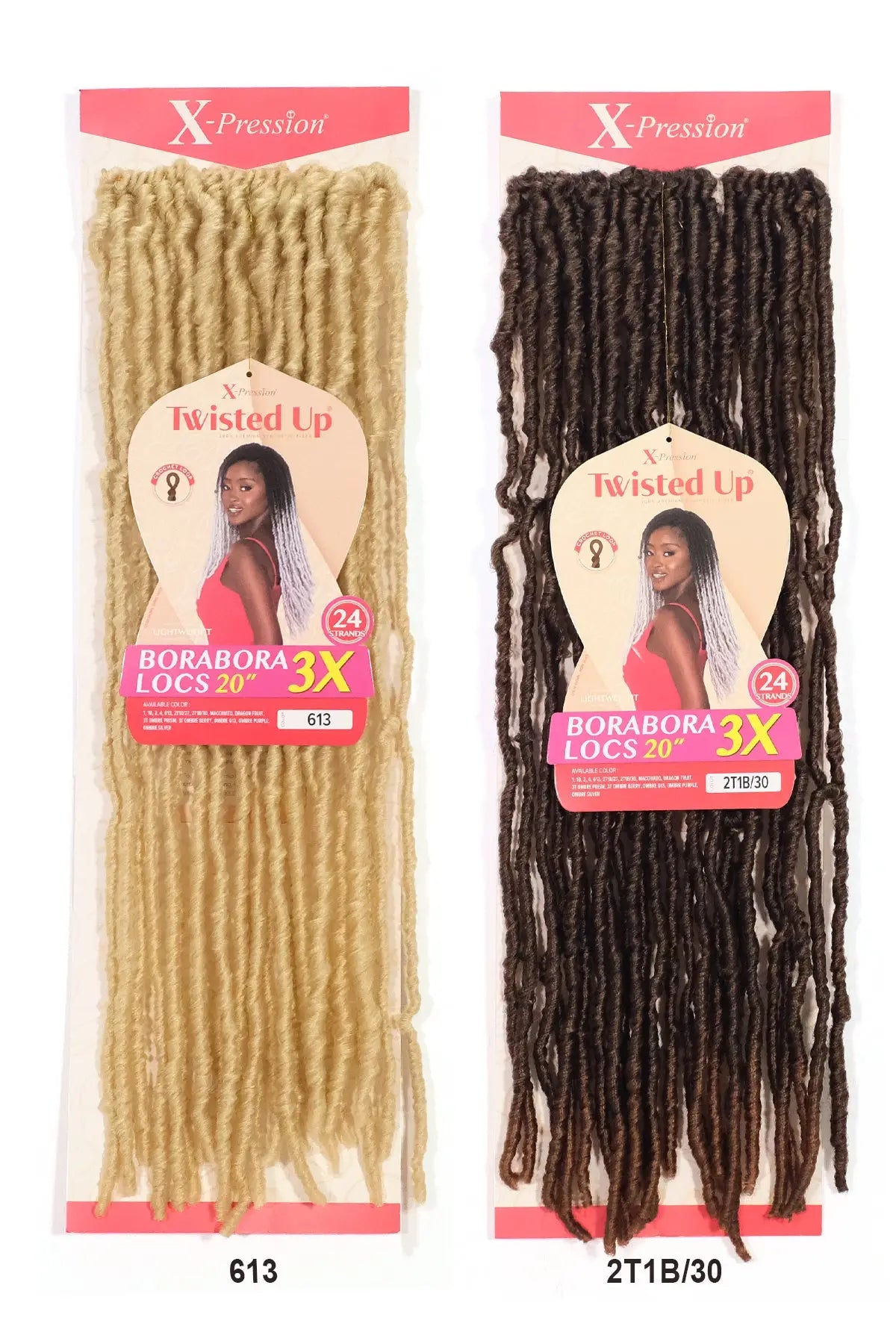 OUTRE X-PRESSION TWISTED UP 3X BORABORA LOCS 20" OUTRE