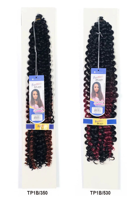 SHAKE N GO FREETRESS CROCHET BRAID  WATER WAVE 22" SHAKE N GO