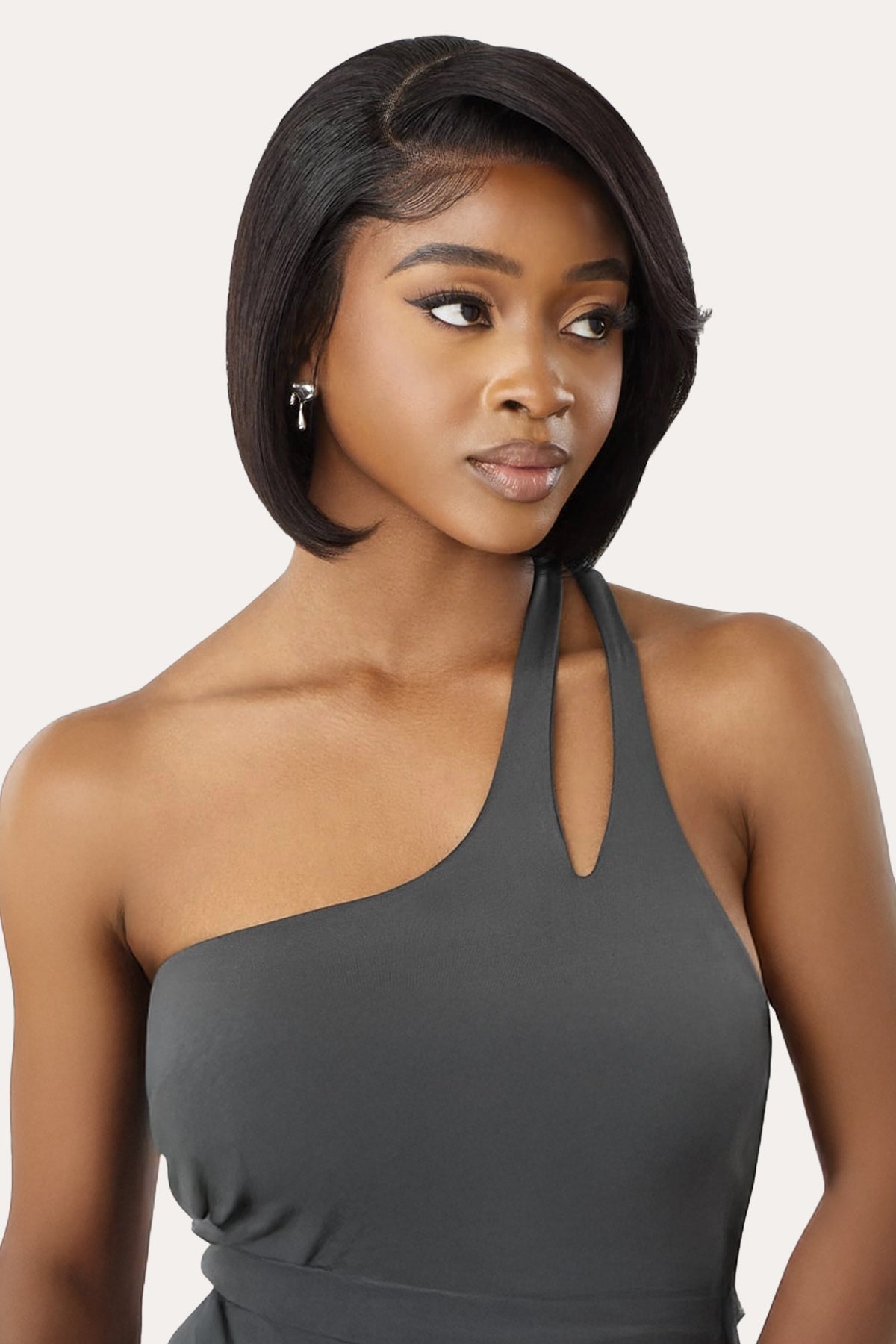 OUTRE MY TRESSES BLACK LABEL 13X4 LACE FRONTAL WIG - HH VIRGIN STRAIGHT BOB 10" - BSW BEAUTY CANADA