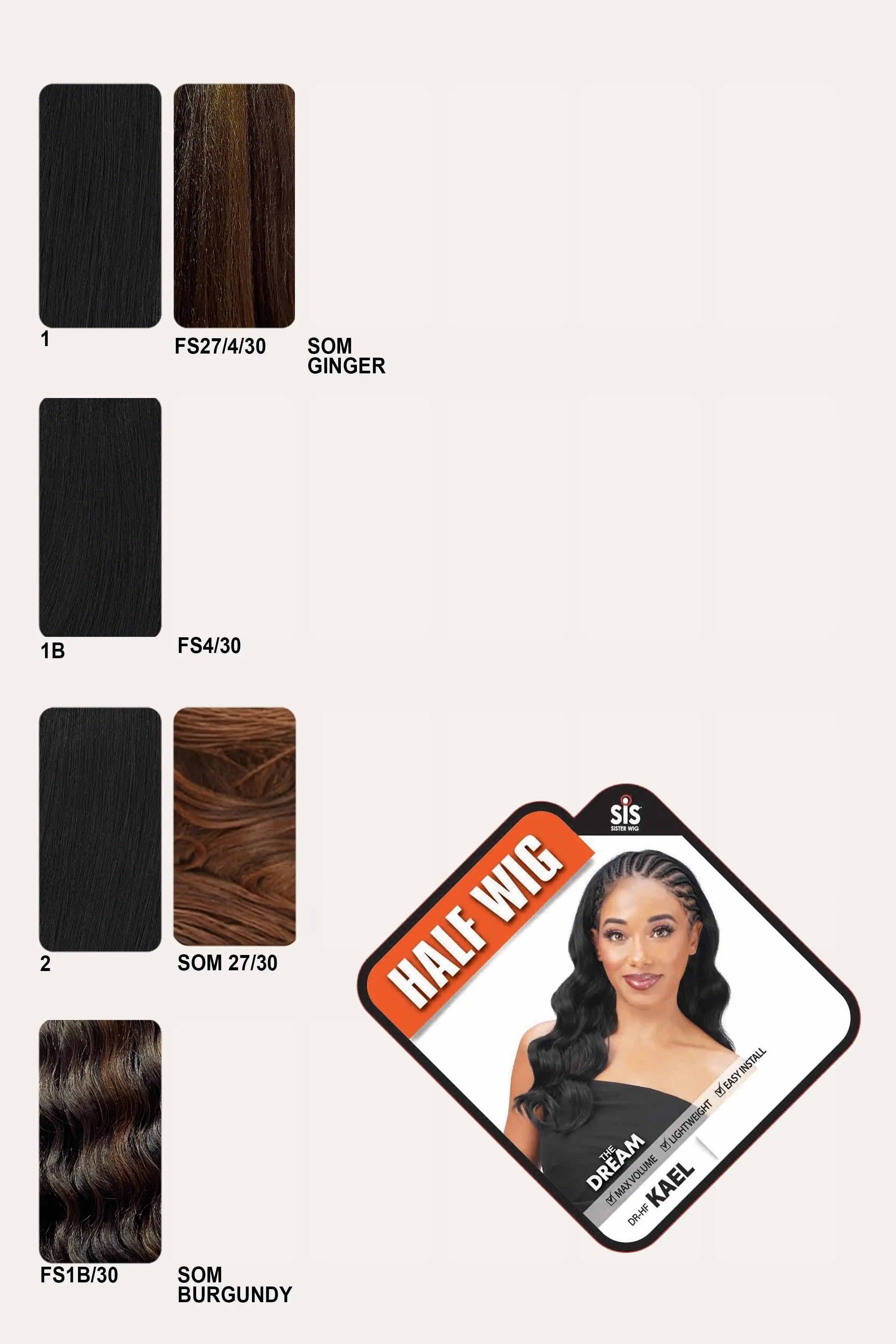 ZURY DREAM HALF WIG - KAEL ZURY