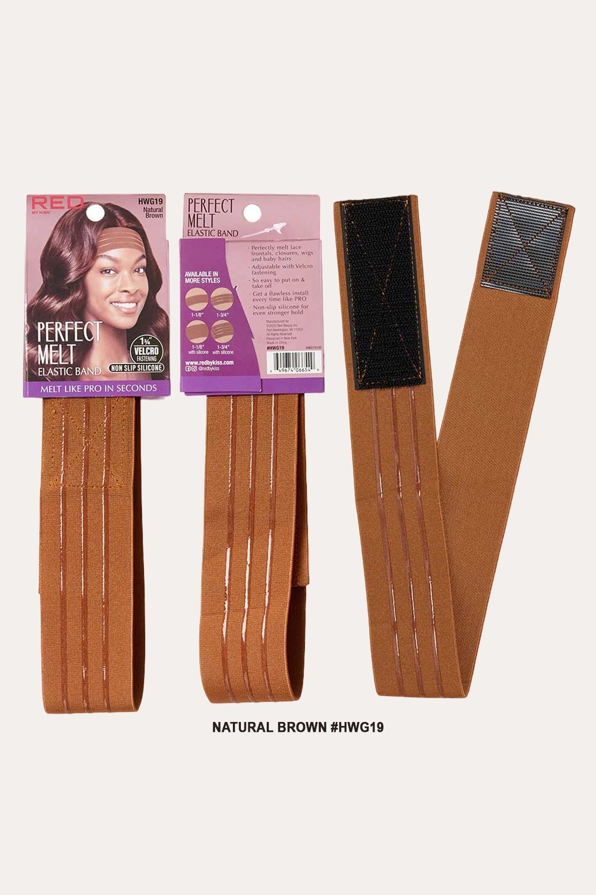 RED BY KISS PREMIUM ELASTIC WIG BAND - WIDE