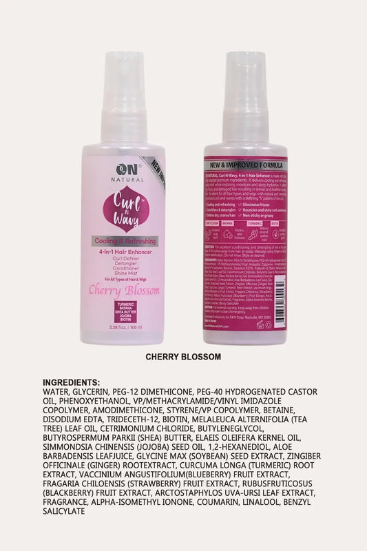 ON NATURAL CURL-N-WAVY 4IN1  ENHANCER 3.38OZ ON NATURAL