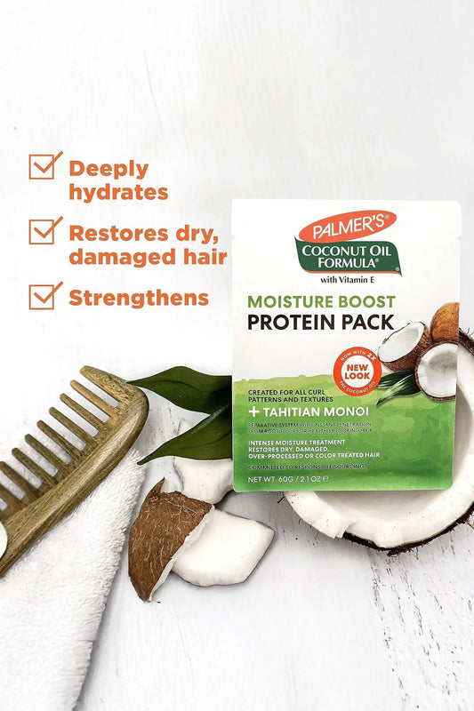 PALMER'S COCONUT OIL DEEP CONDITIONING PROTEIN PACK 2.1oz PALMER'S