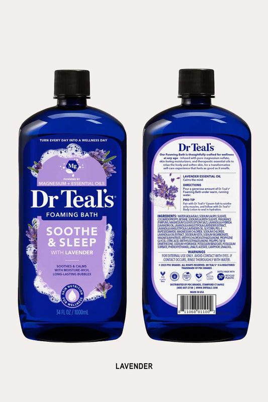 DR TEAL'S FOAMING BATH (3 types) DR TEAL'S