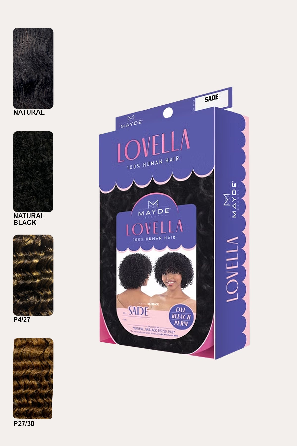 MAYDE LOVELLA 100% HUMAN HAIR WIG - SADE - BSW BEAUTY CANADA