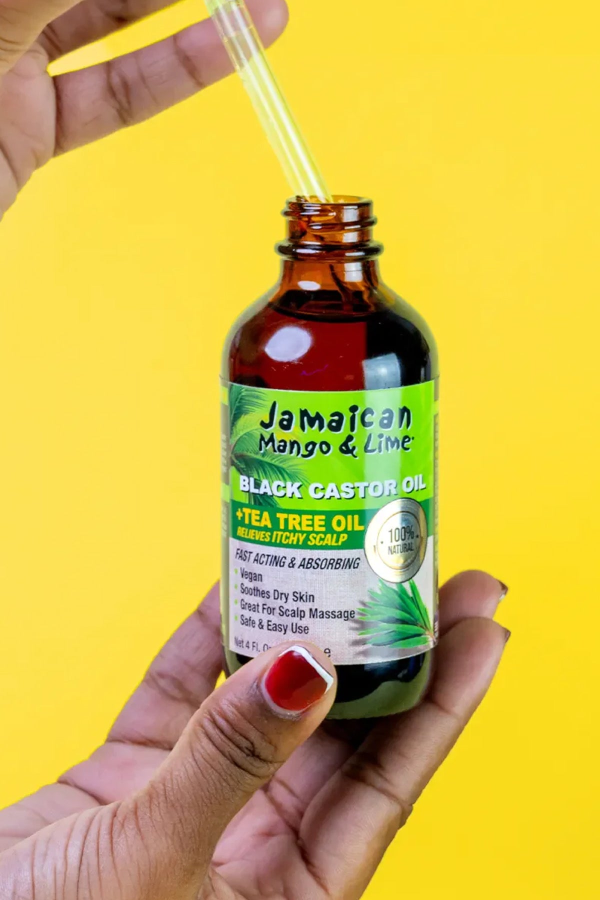 JAMAICAN MANGO & LIME BLACK CASTOR OIL - TEA TREE