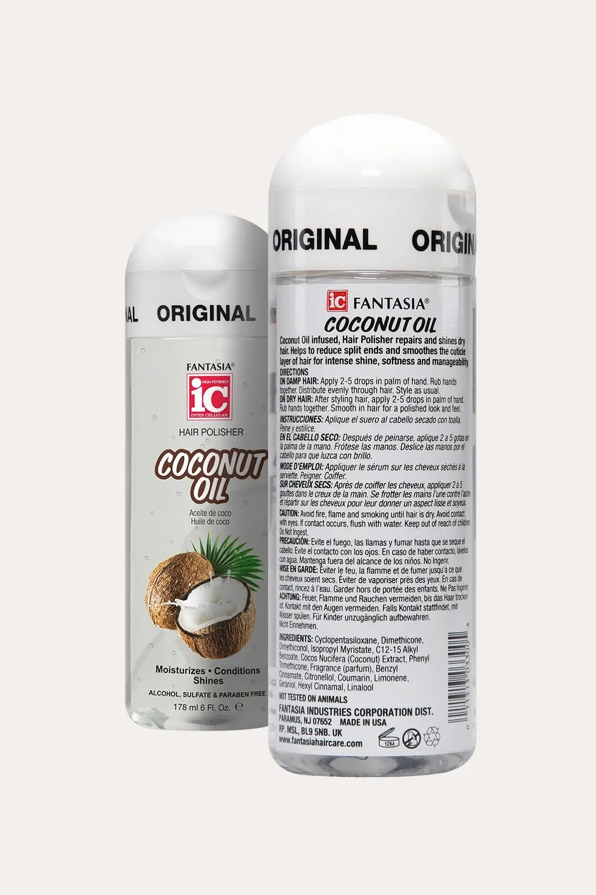 FANTASIA IC HAIR POLISHER OIL 6oz - BSW BEAUTY CANADA