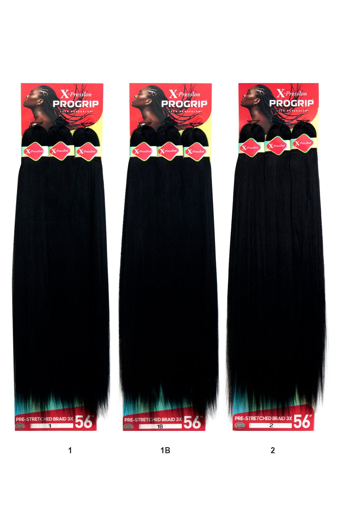 OUTRE X-PRESSION 3X PROGRIP PRE-STRETCHED BRAID 56