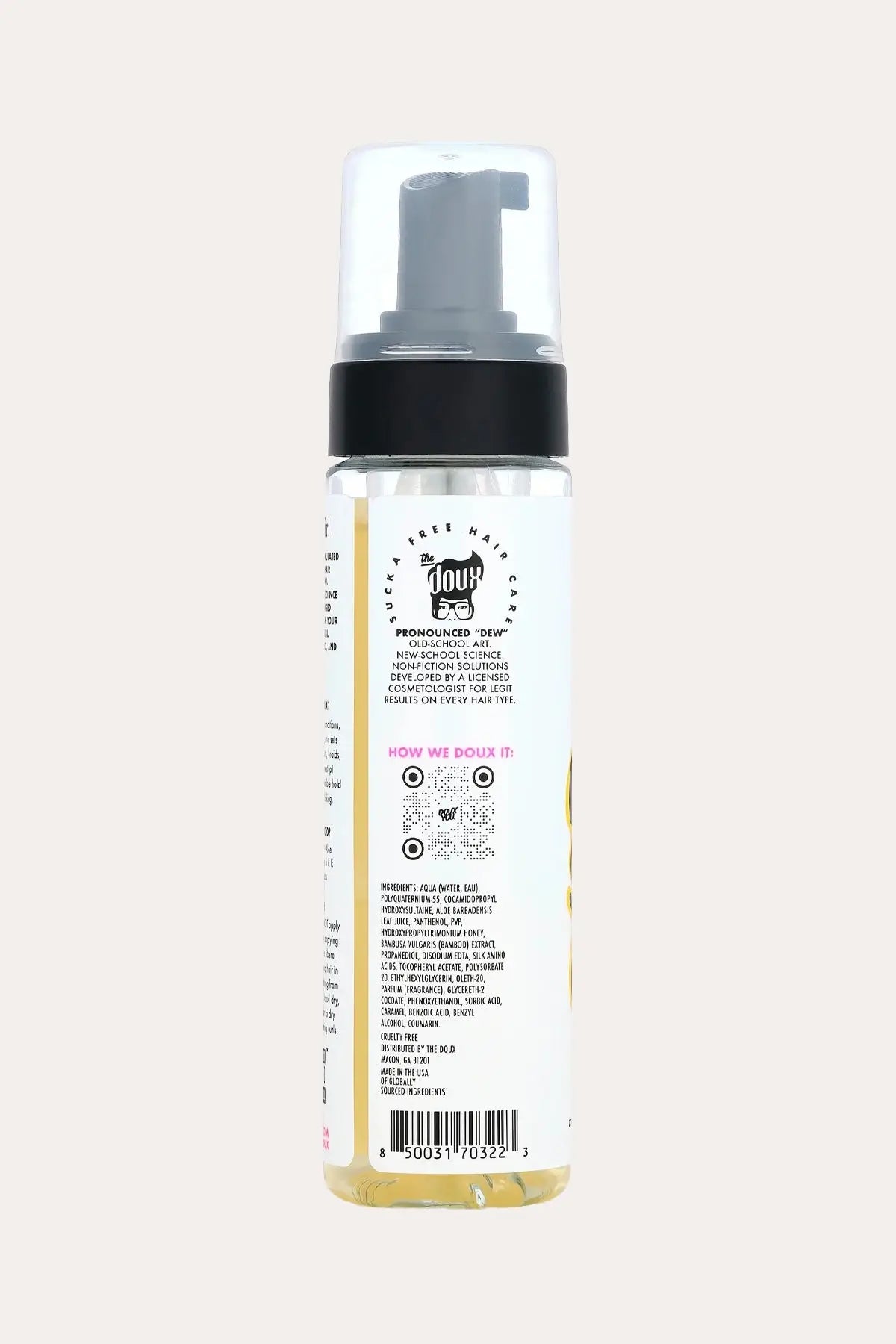 THE DOUX CRAZY SEXY CURL HONEY SETTING FOAM THE DOUX