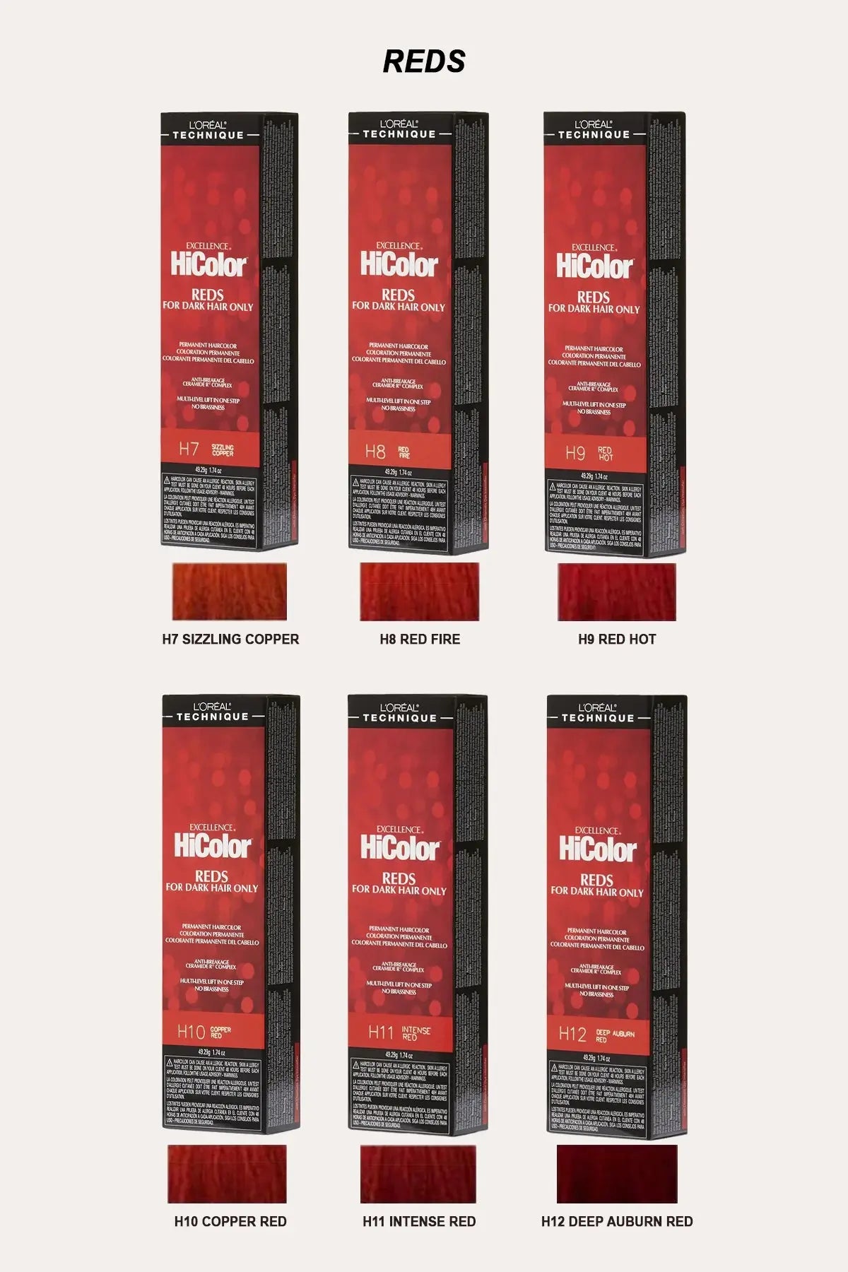 LOREAL EXCELLENCE HICOLOR FOR DARK HAIR ONLY