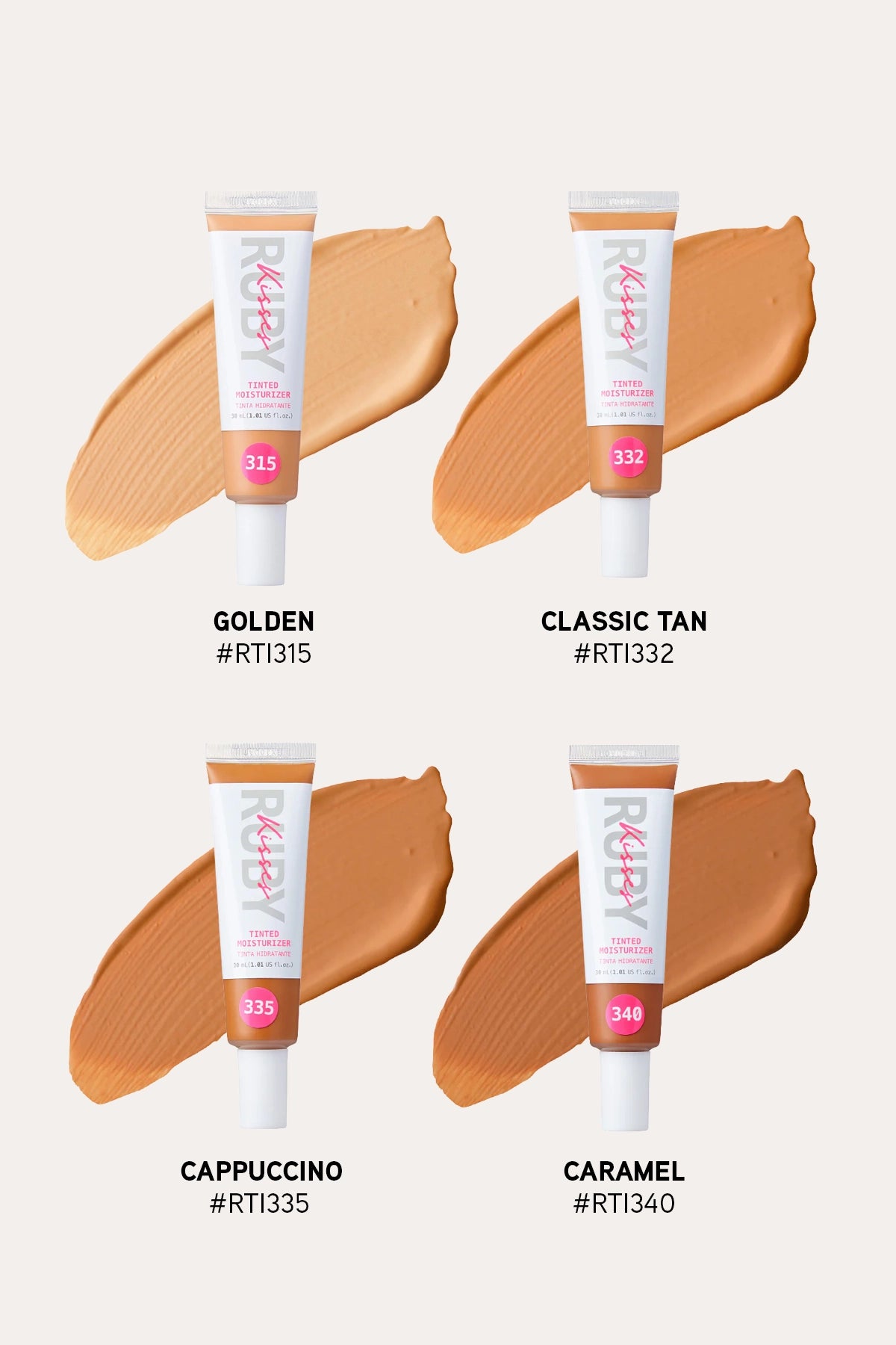 RUBY KISSES TINTED MOISTURIZER