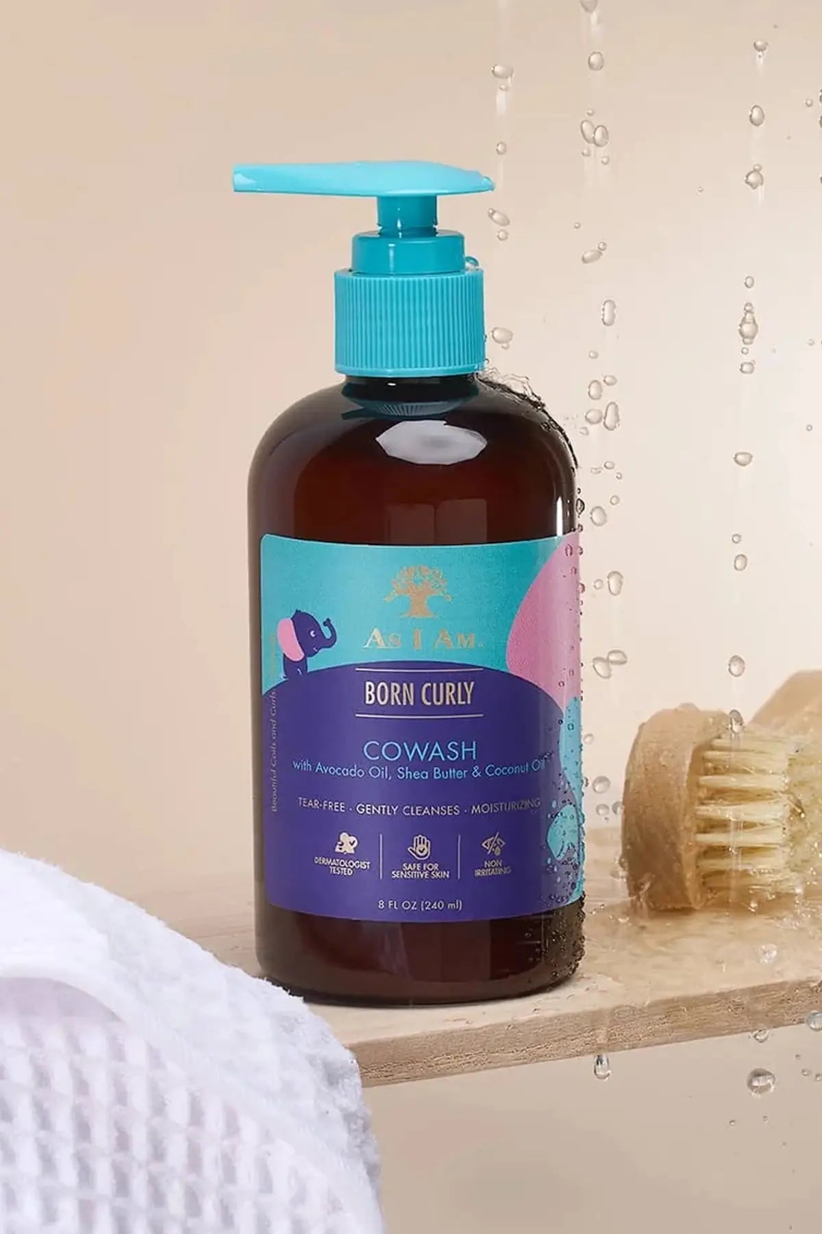 AS I AM BORN CURLY COWASH CLEANSING CONDITIONER 8oz AS I AM