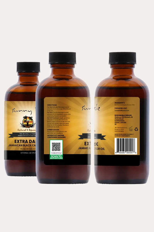 SUNNY ISLE JAMAICAN BLACK CASTOR OIL - EXTRA DARK SUNNY ISLE