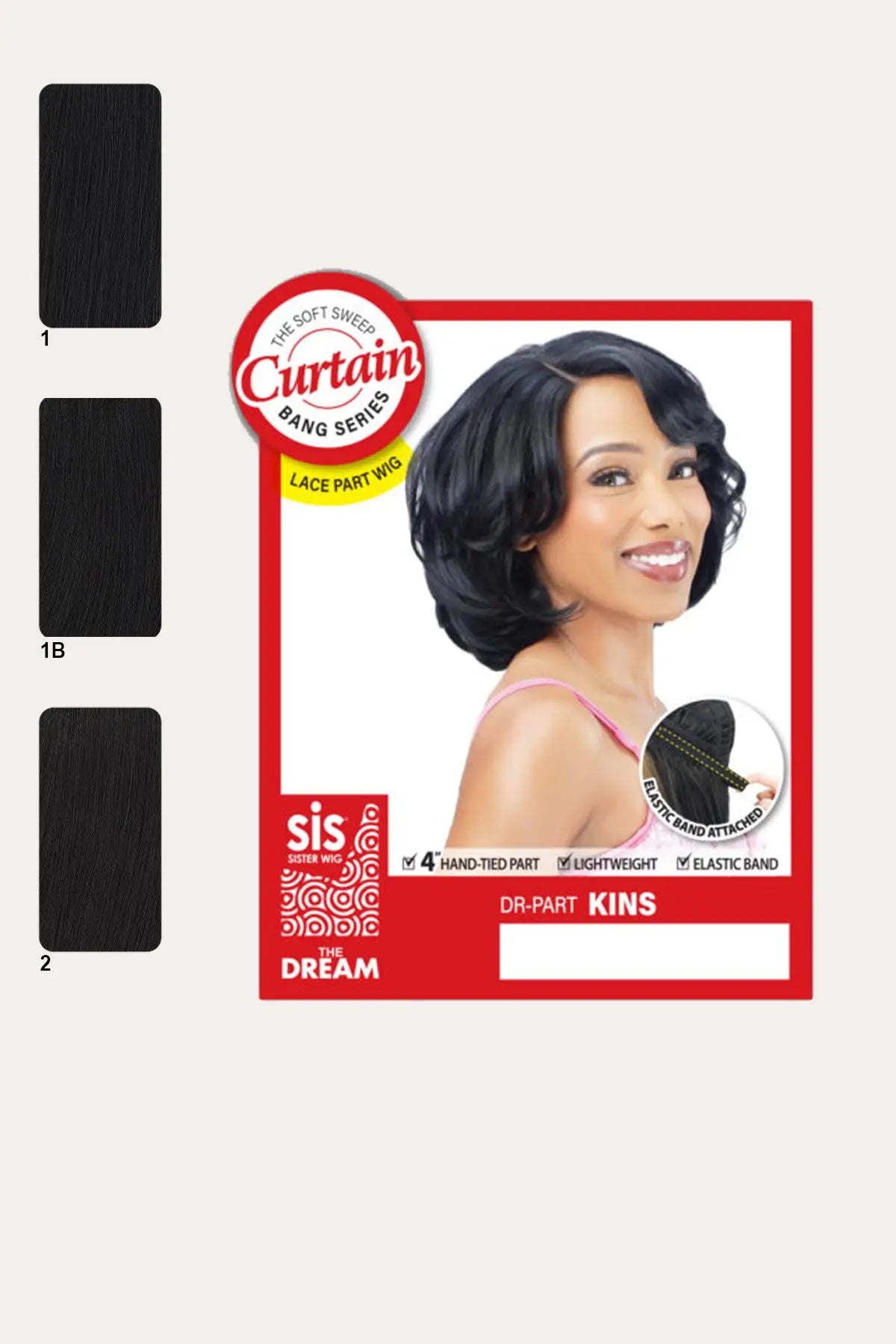 ZURY SIS 4" LACE PART WIG - KINS ZURY
