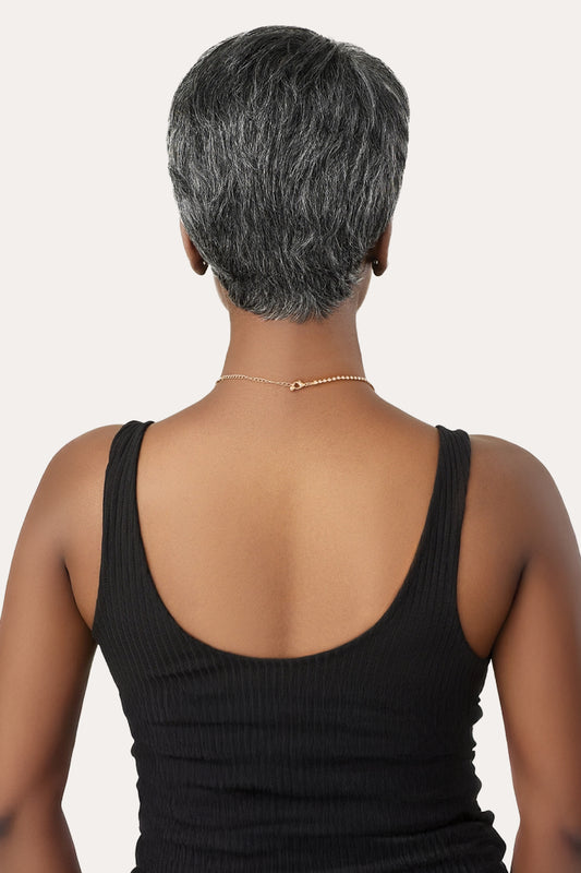 OUTRE FAB & FLY GRAY GLAMOUR HUMAN HAIR FULL WIG - ARLETTE - BSW BEAUTY CANADA
