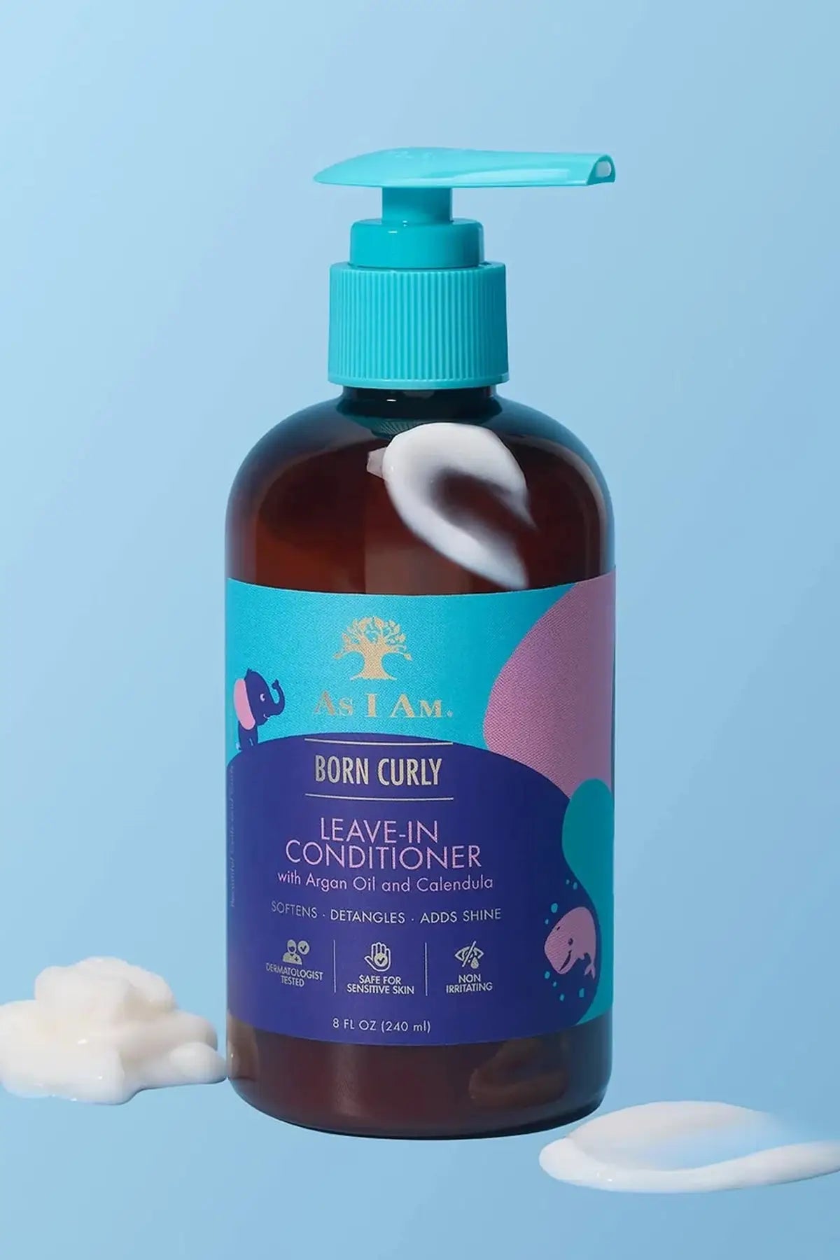 AS I AM BORN CURLY LEAVE-IN CONDITIONER 8oz