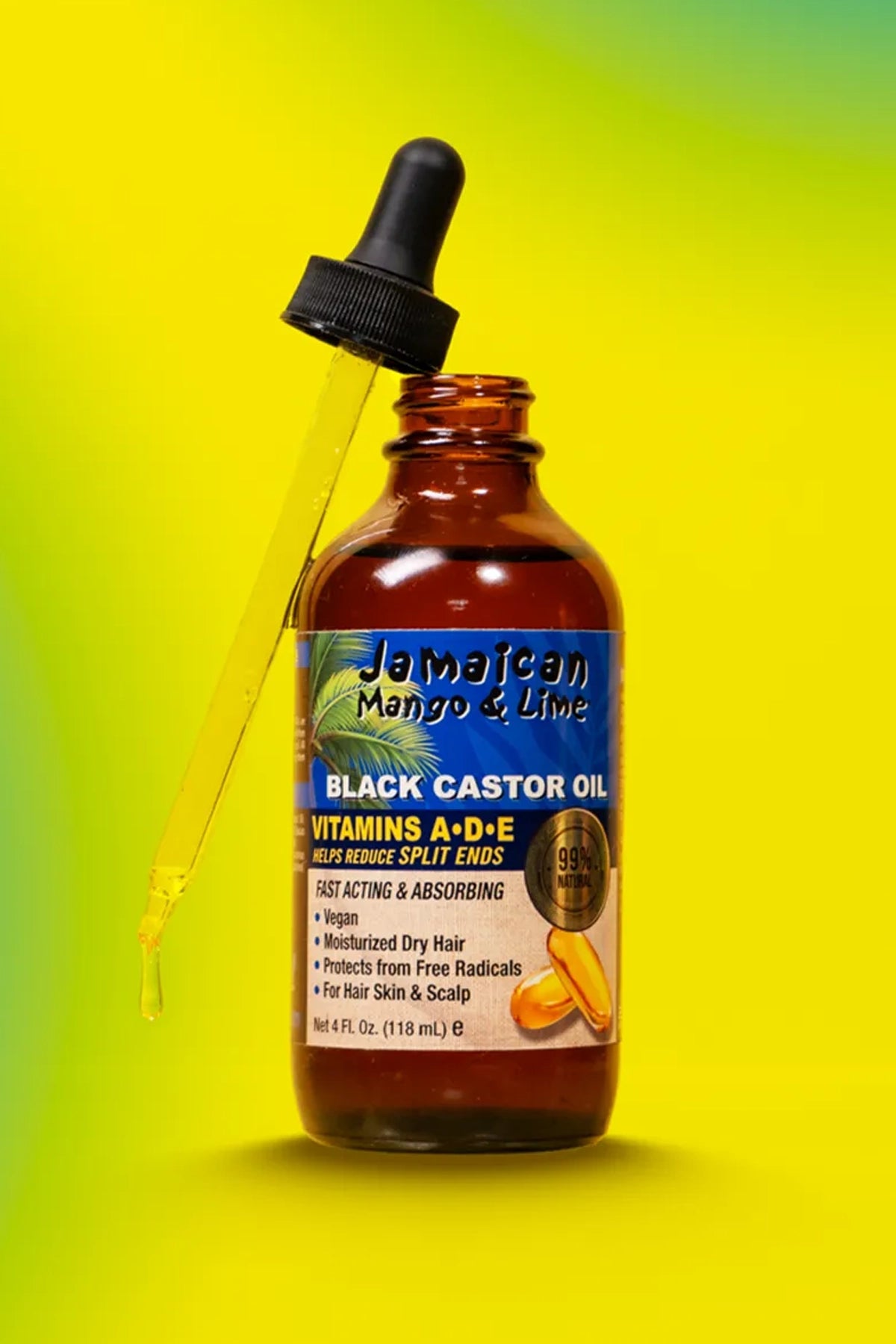 JAMAICAN MANGO & LIME BLACK CASTOR OIL - VITAMIN E