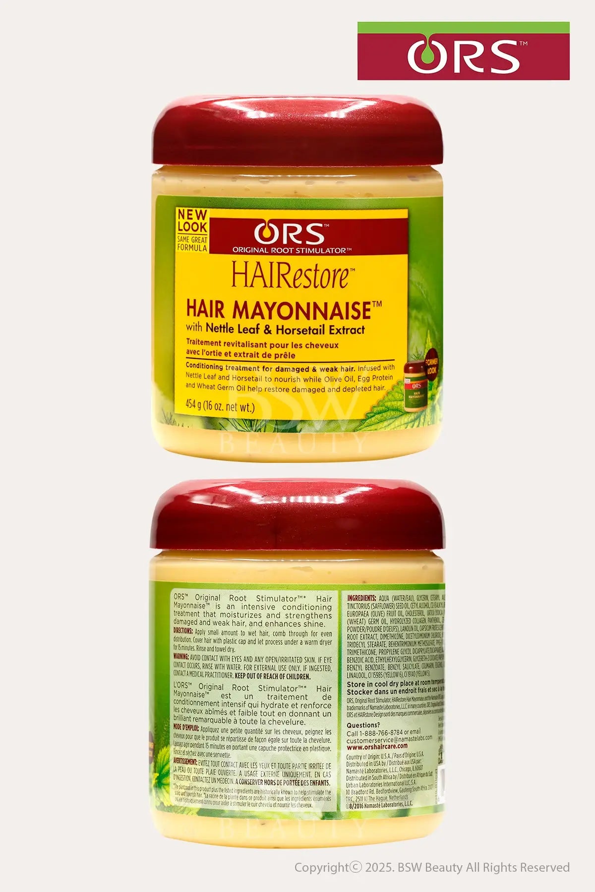 ORS HAIRESTORE HAIR MAYONNAISE 16oz - BSW BEAUTY CANADA