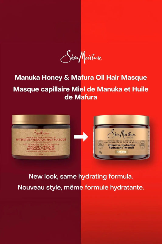 SHEA MOISTURE MANUKA HONEY INTENSIVE HYDRATION HAIR MASQUE 12oz SHEA MOISTURE