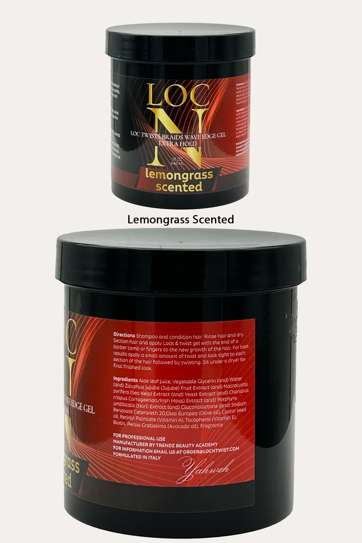 LOC N GEL LOC N TWIST EDGE GEL EXTRA HOLD 16oz - BSW BEAUTY CANADA