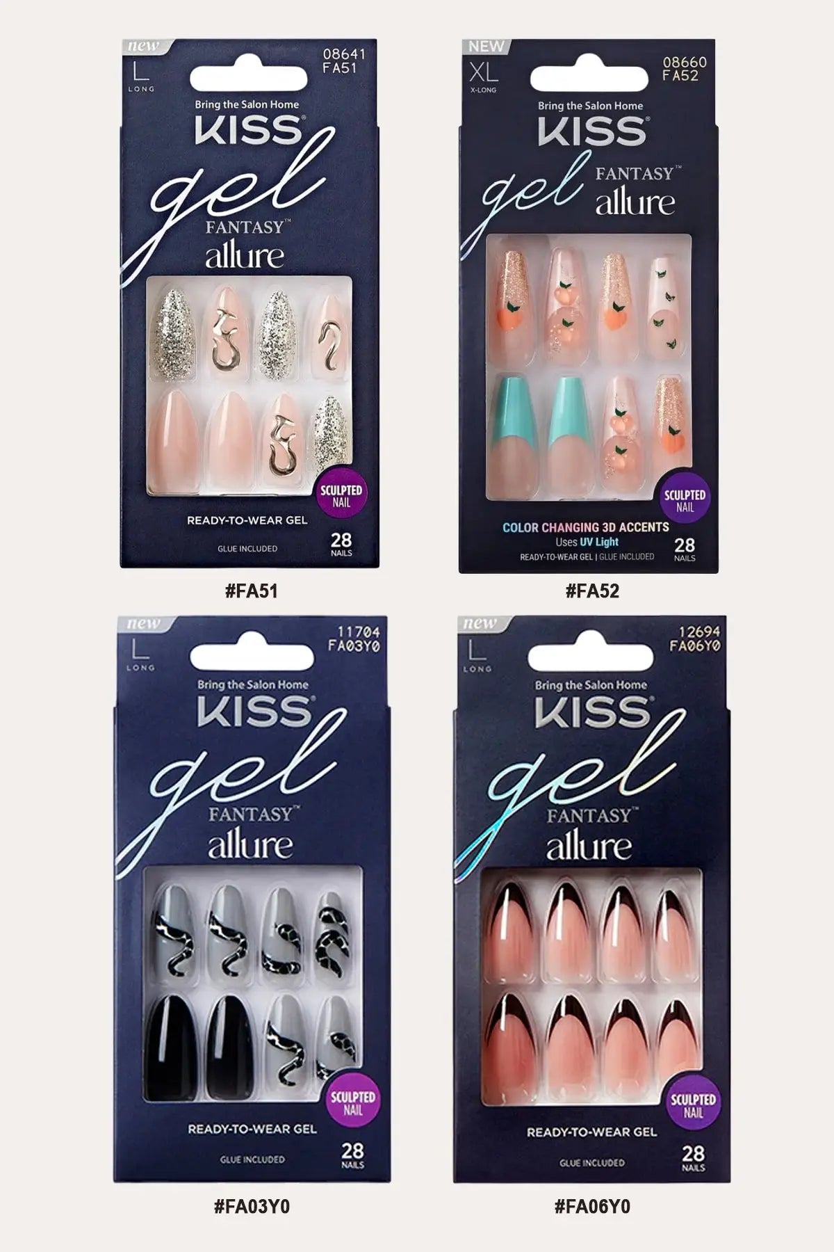 KISS GEL FANTASY ALLURE NAILS KISS NEW YORK