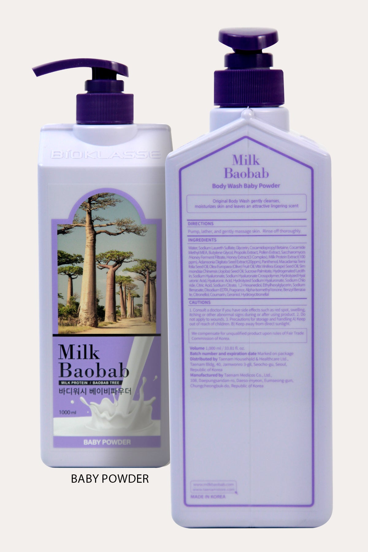MILK BAOBAB BODY WASH 1000ml
