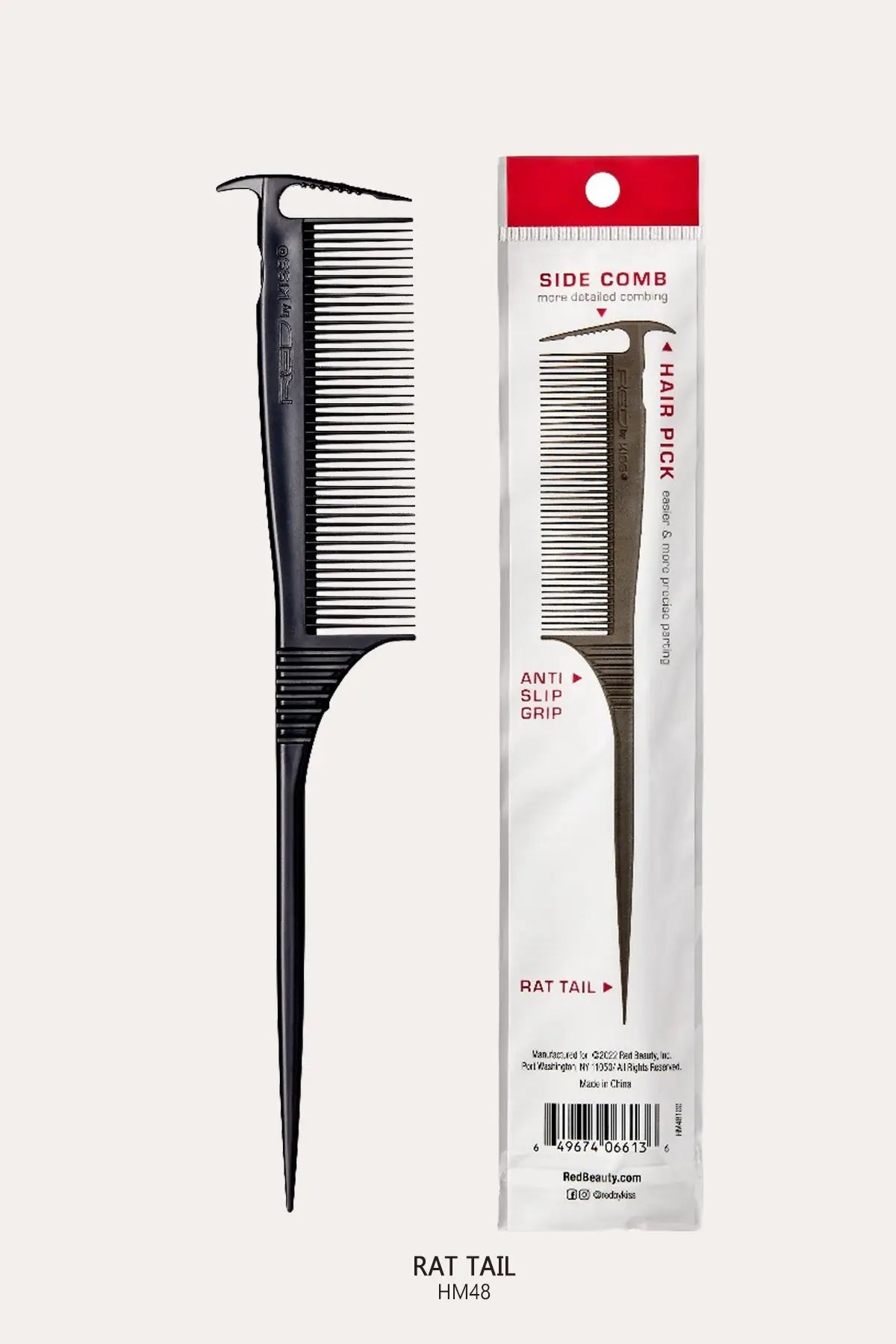 RED BY KISS AXE TAIL COMB RED BEAUTY