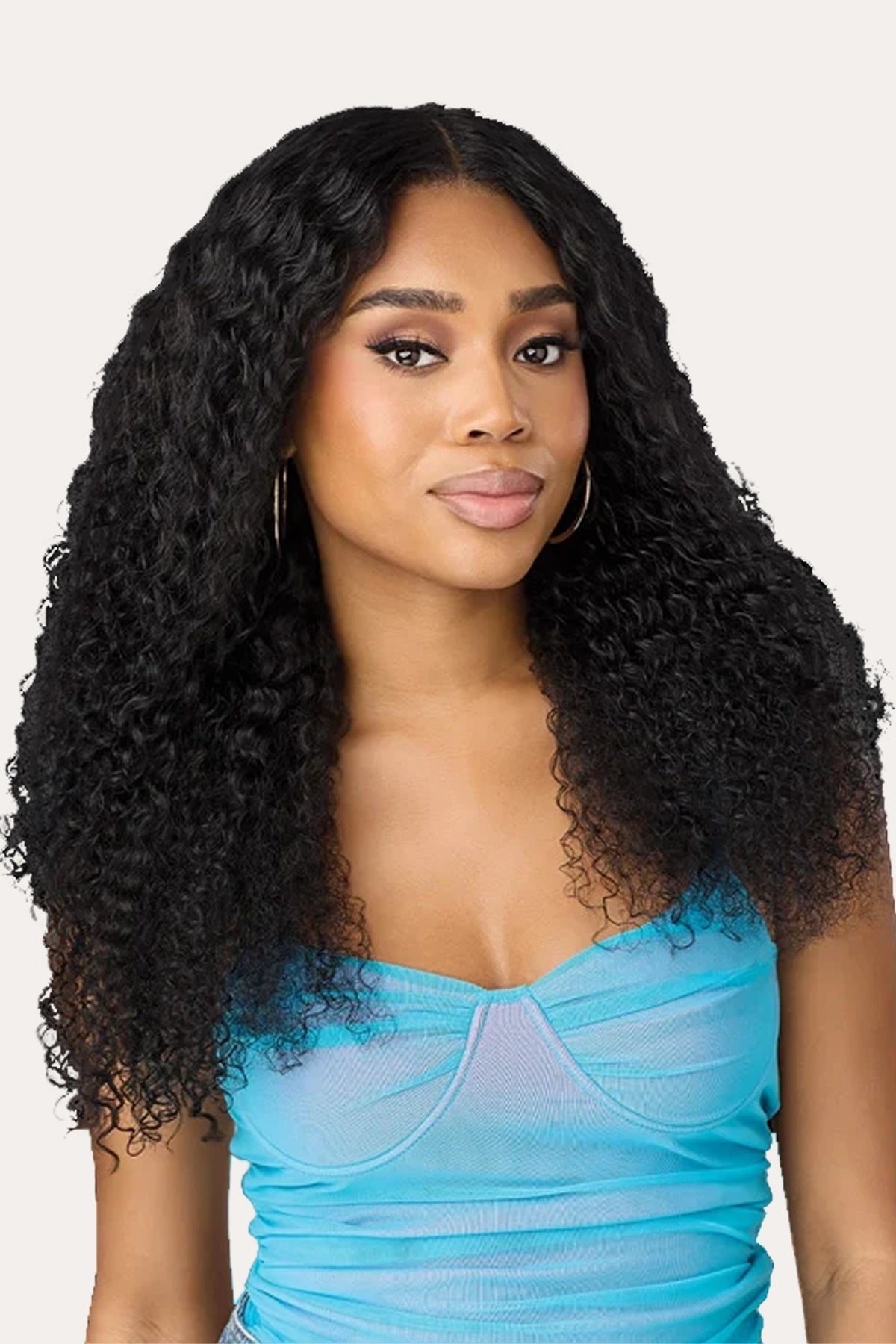 OUTRE SUGAR PUNCH 13X5 GLUELESS LACE FRONTAL WIG - WET&WAVY DEEP CURL 22"