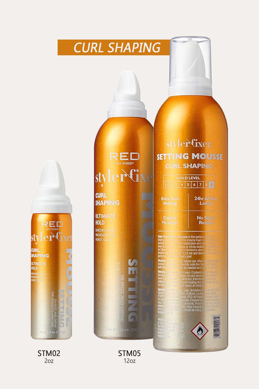 RED BY KISS SETTING MOUSSE BRAID FRIZZ CONTROL - BSW BEAUTY CANADA
