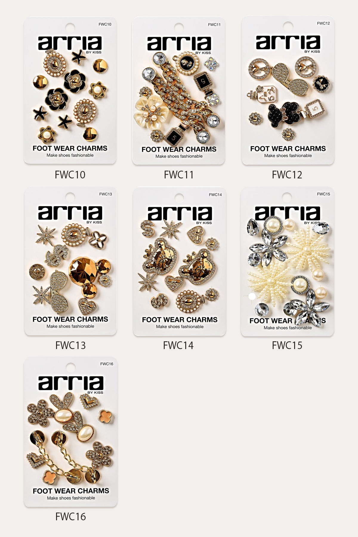 ARRIA BY KISS FOOT WEAR CHARMS - BSW BEAUTY CANADA