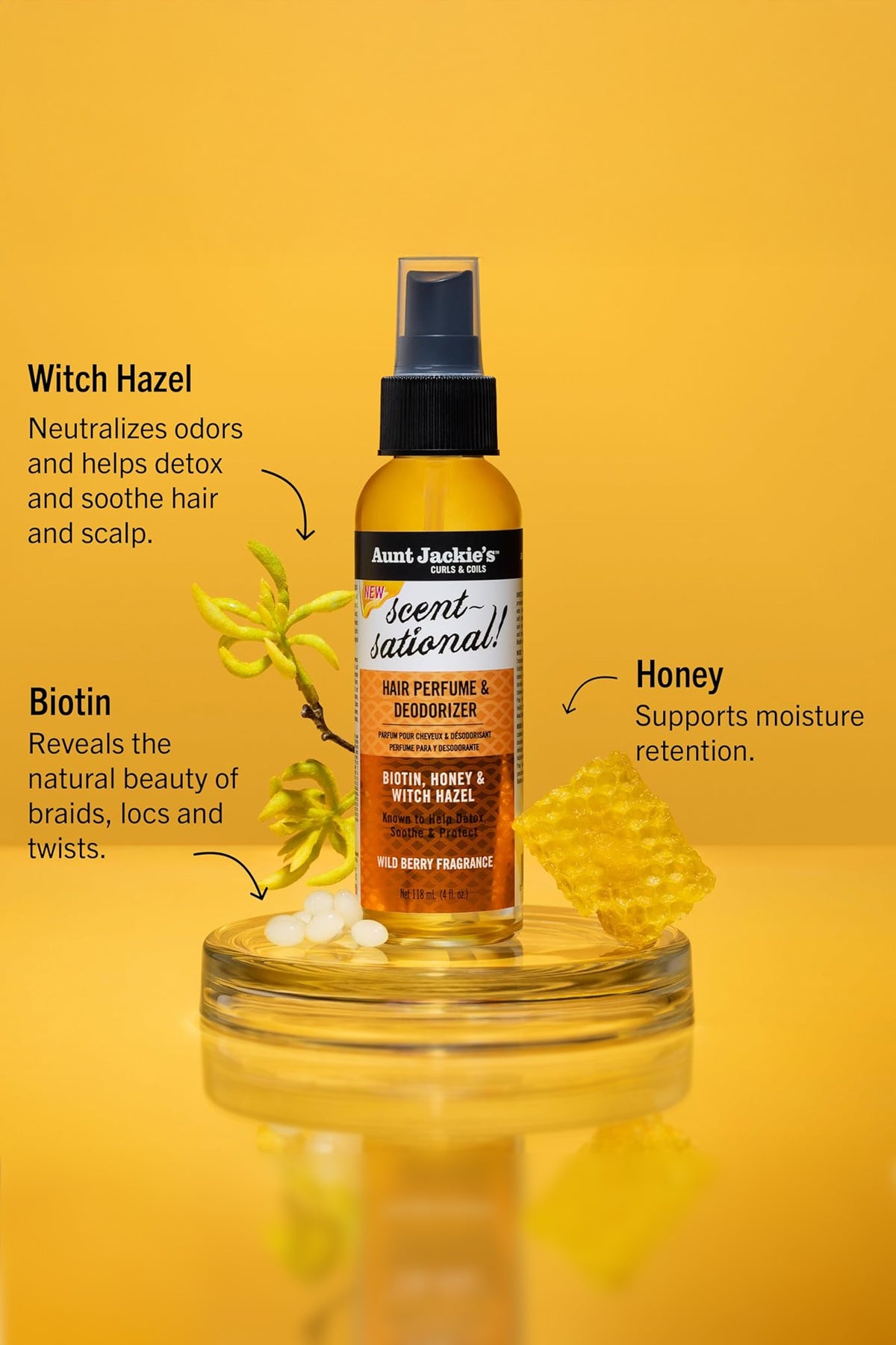 AUNT JACKIES SCENT-SATIONAL! HAIR PERFUME & DEODORIZER 4oz - BSW BEAUTY CANADA