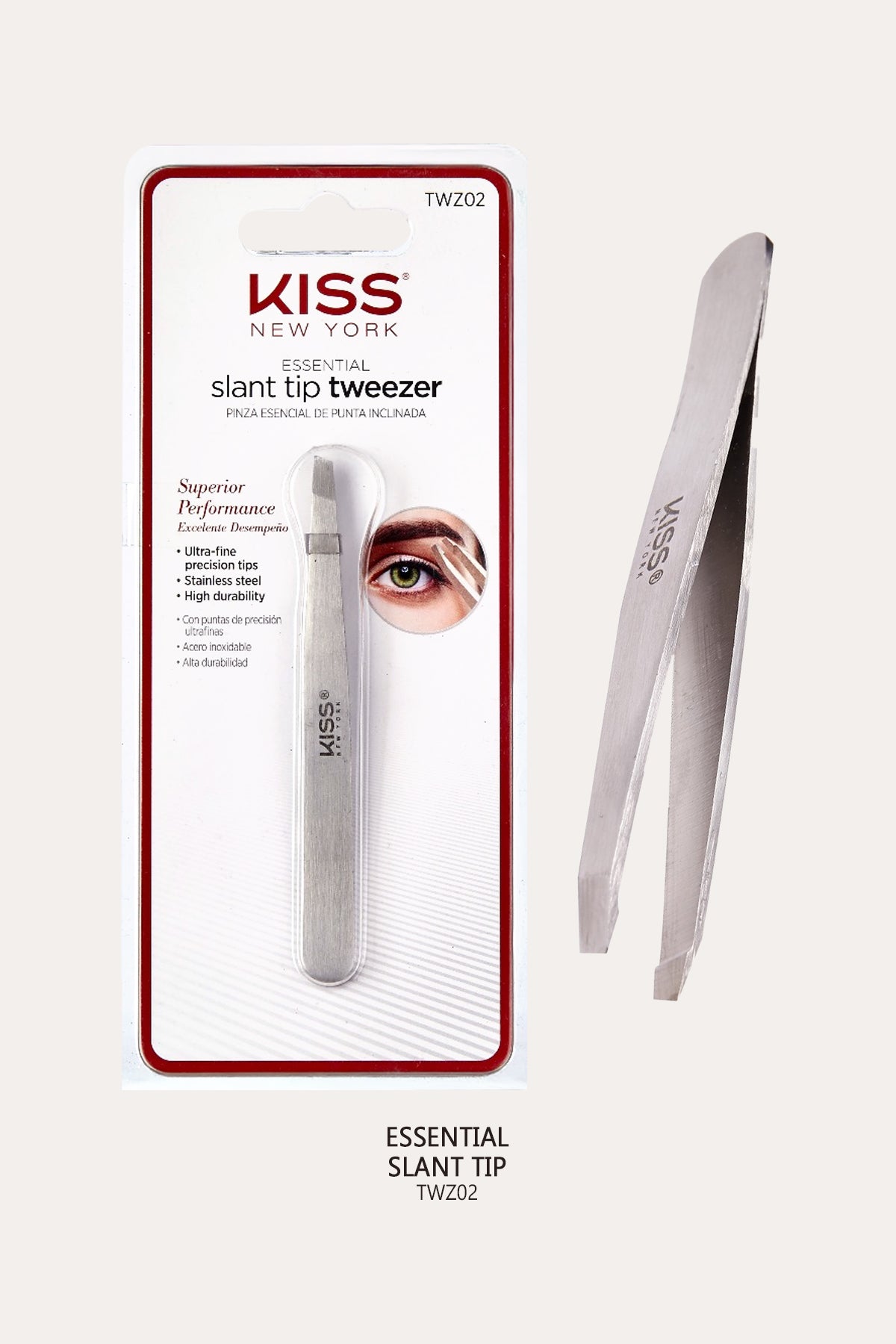 KISS NEW YORK TWEEZER-SLANT TIP - BSW BEAUTY CANADA