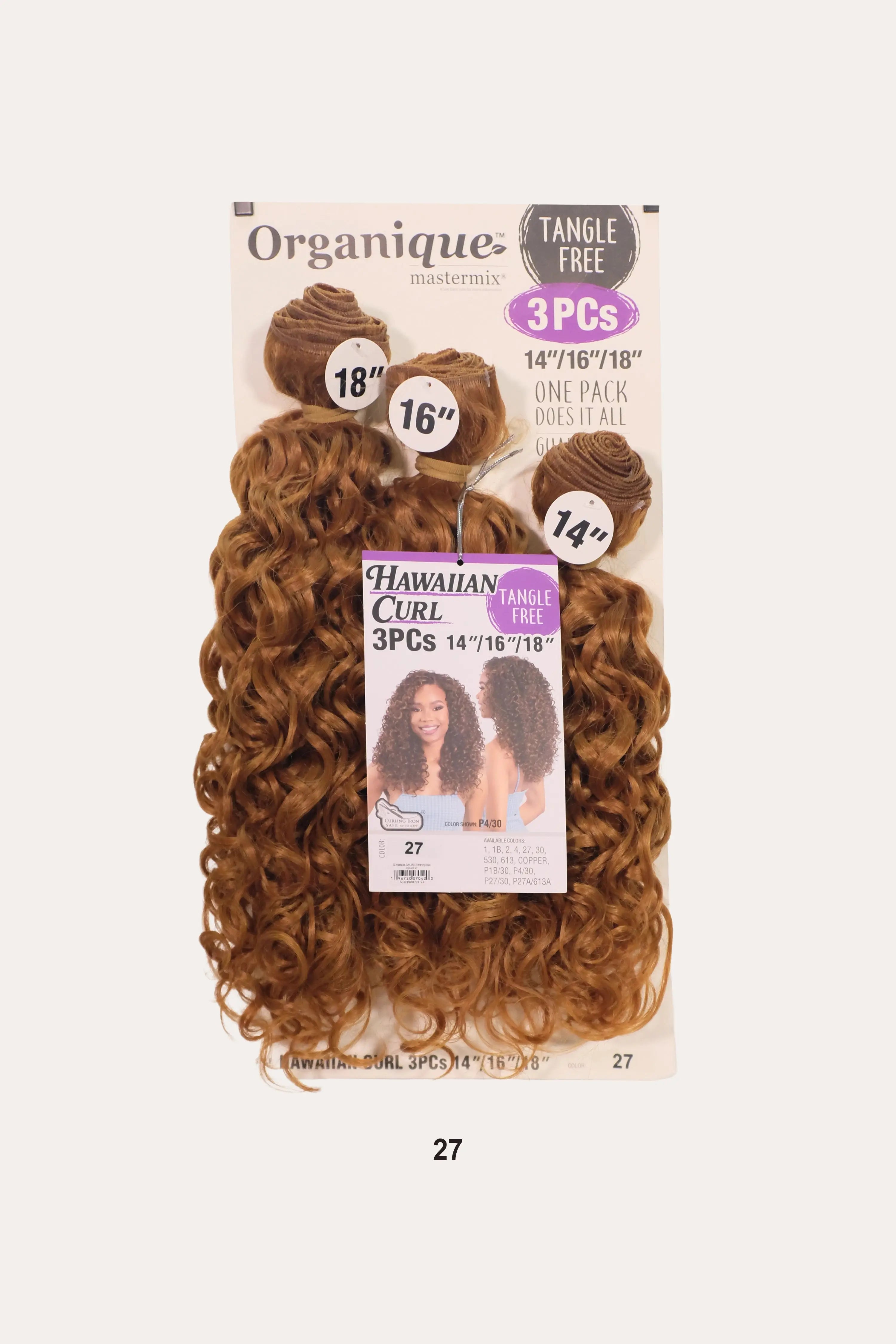 SHAKE N GO ORGANIQUE HAWAIIAN CURL 3PCS (14" 16" 18") SHAKE N GO