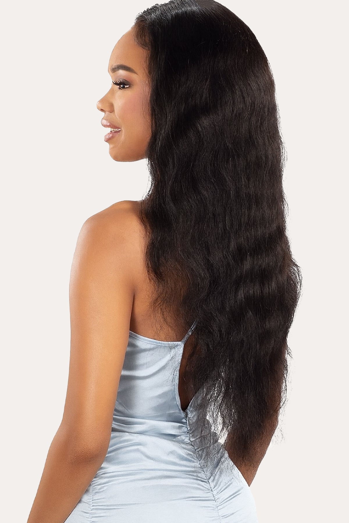 SHAKE N GO  GLOSSY 100% VIRGIN REMY HAIR GLUELESS 13X5 HD LACE FRONT WIG - BODY 28