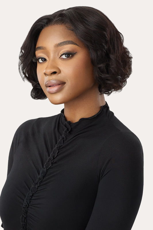 OUTRE MY TRESSES BLACK LABEL 13X4 LACE FRONTAL WIG - HH VIRGIN WAVY BOB 10" - BSW BEAUTY CANADA