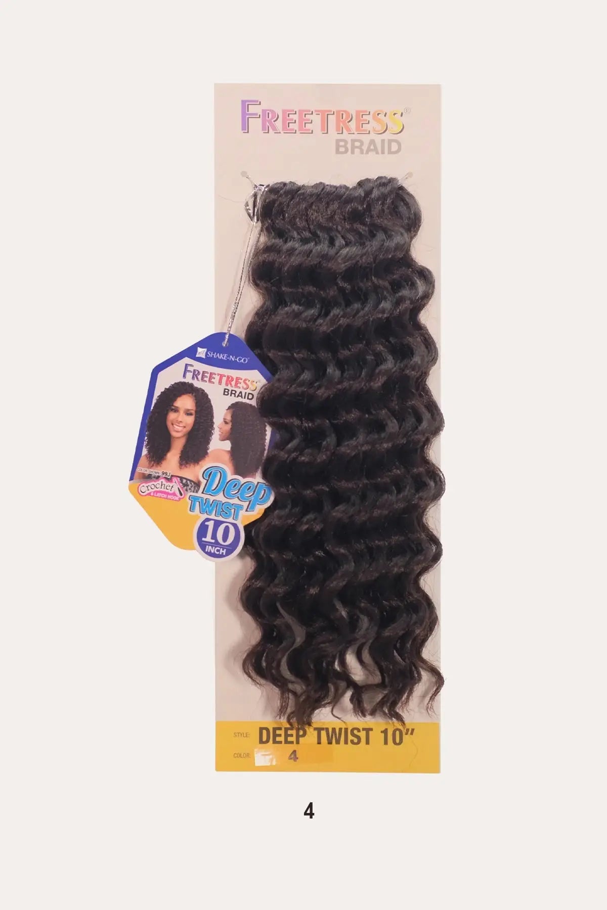 SHAKE N GO FREETRESS CROCHET BRAID  DEEP TWIST 10" - BSW BEAUTY CANADA