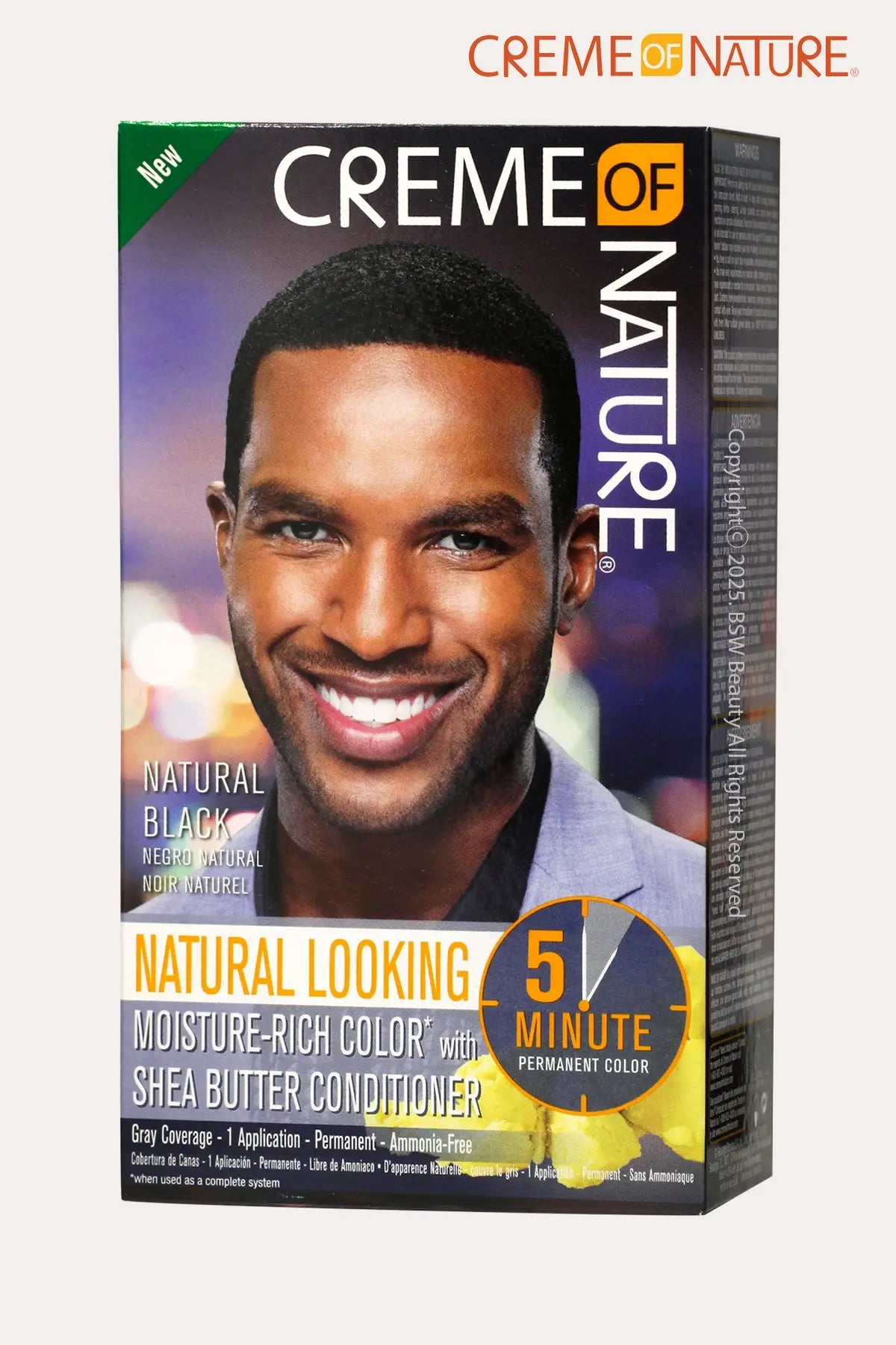 CREME OF NATURE MEN COLOR WITH SHEA BUTTER CONDITIONER - 2 COLOR - BSW BEAUTY CANADA