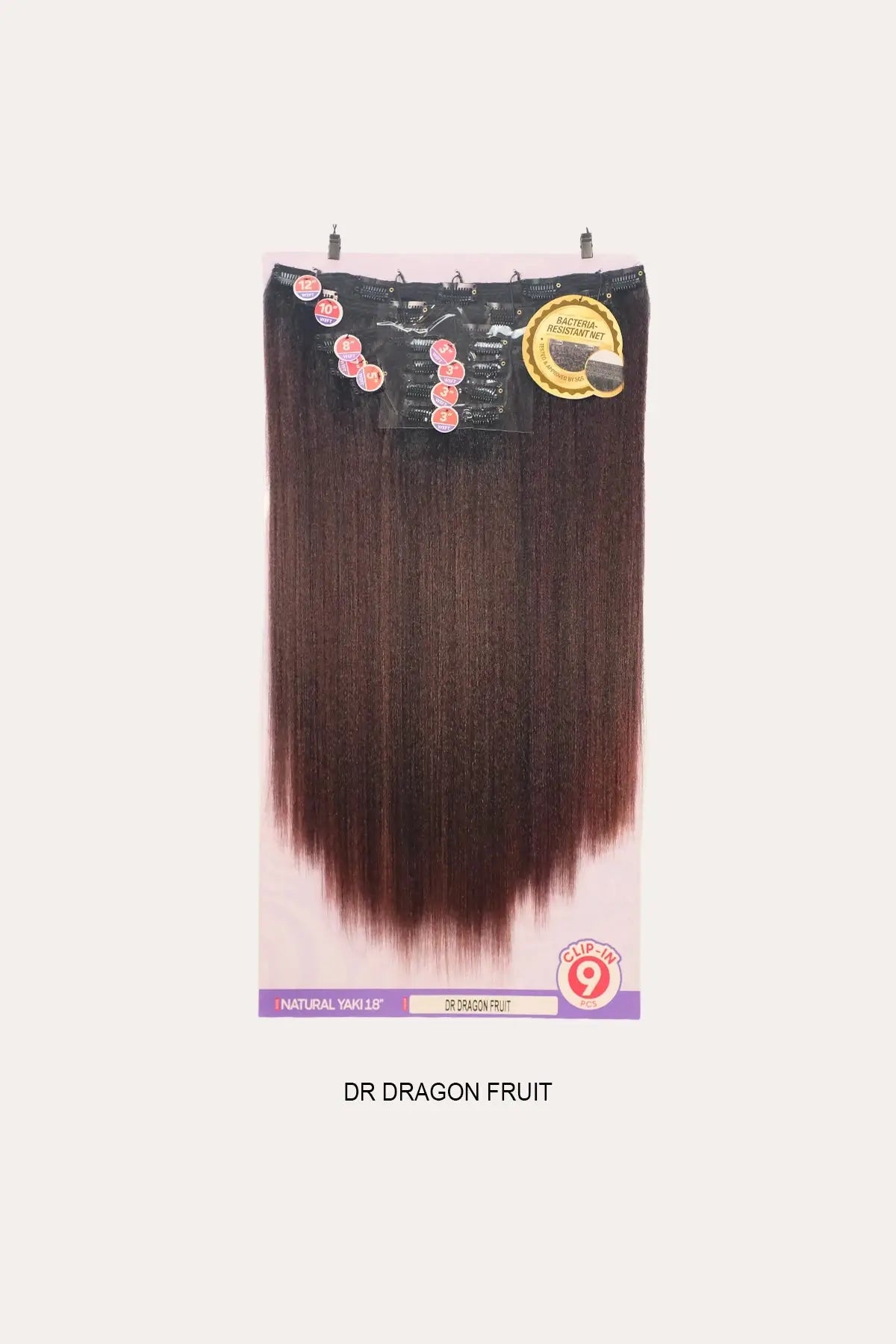 OUTRE  BIG BEAUTIFUL HAIR CLIP-IN  9PCS - NATURAL YAKI 18"