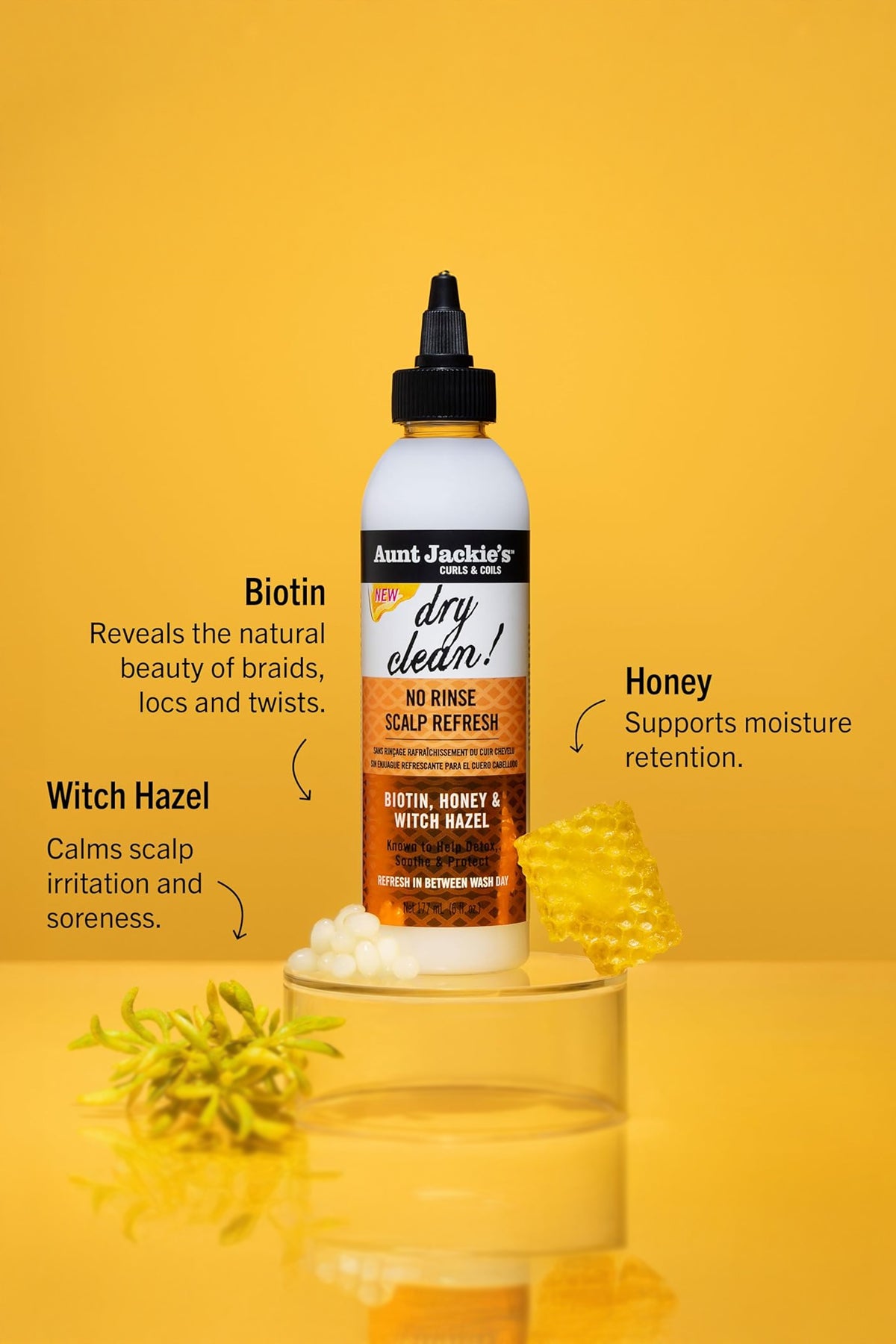 AUNT JACKIES DRY CLAEAN! NO RINSE SCALP REFRESHER 6oz - BSW BEAUTY CANADA