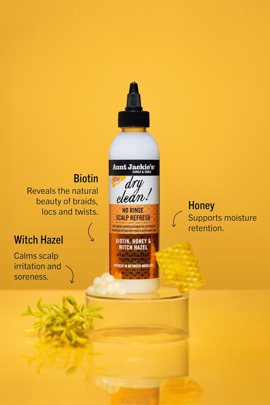 AUNT JACKIES DRY CLAEAN! NO RINSE SCALP REFRESHER 6oz - BSW BEAUTY CANADA