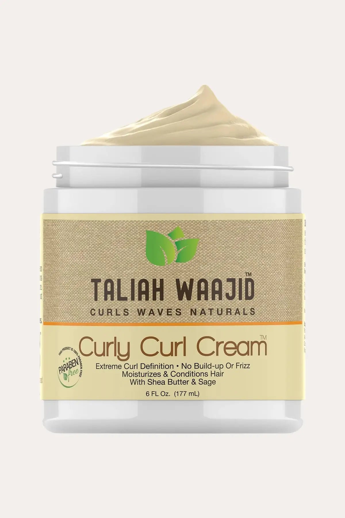 TALIAH WAAJID CURLS WAVES AND NATURALS CURLY CURL CREAM 6oz TALIAH WAAJID